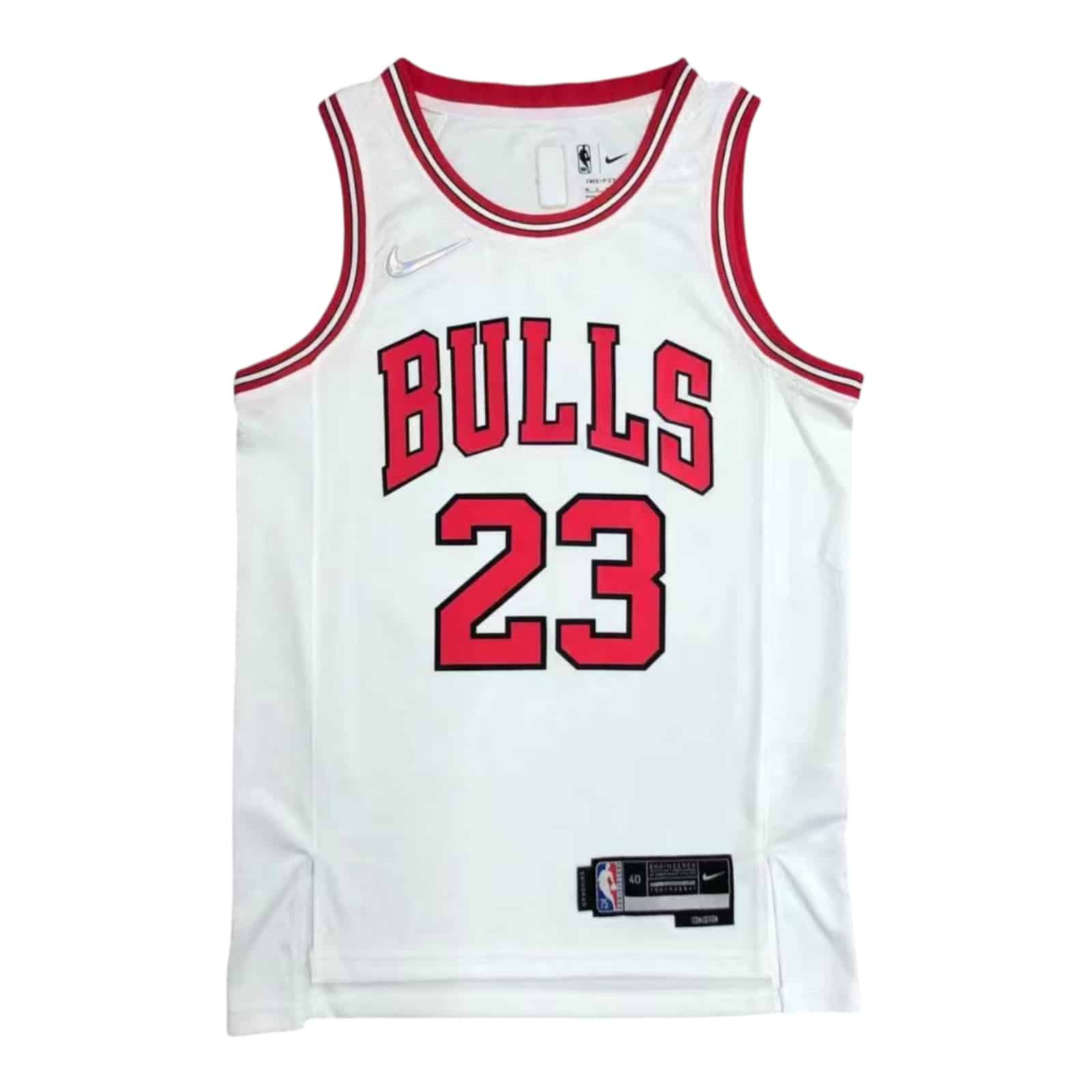 Camiseta Chicago Bulls Nike - Michael Jordan #23 Blanca NBA