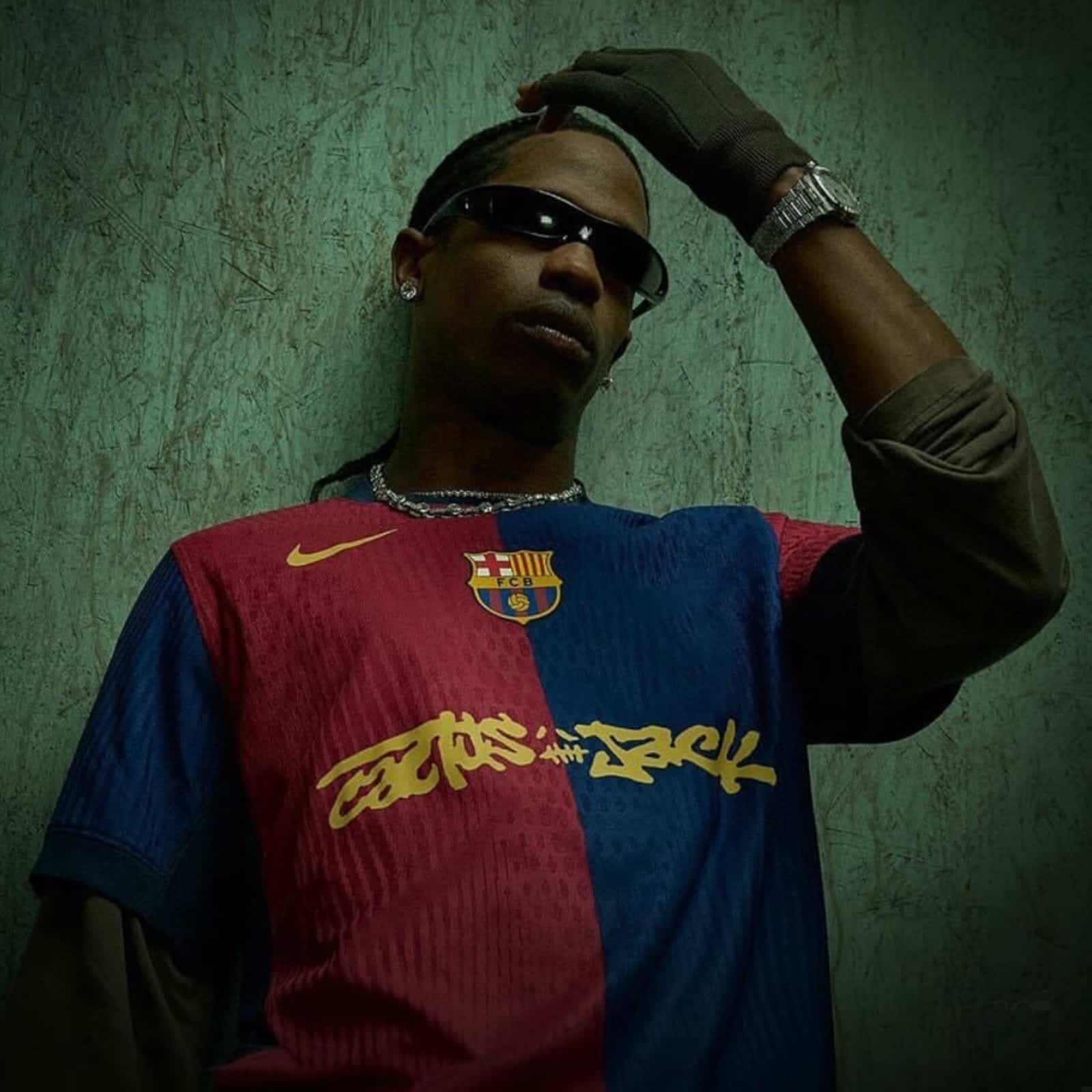 Camiseta Barcelona Nike x Travis Scott - Versión Jugador