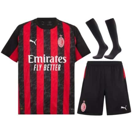 Kit de Fútbol AC Milan Puma Local 25/26 - Niño