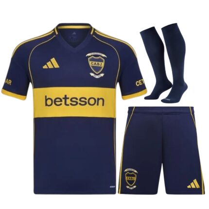 Kit de Fútbol Boca Juniors Adidas Local 25/26 - Niño