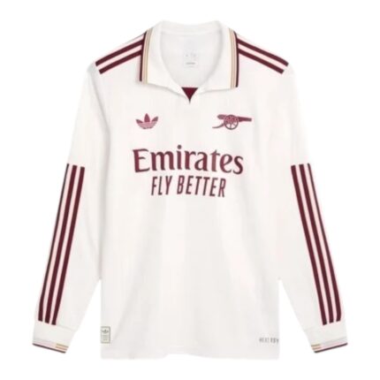 Camiseta Manga Larga Arsenal Adidas Tercera 25/26 - Versión Jugador