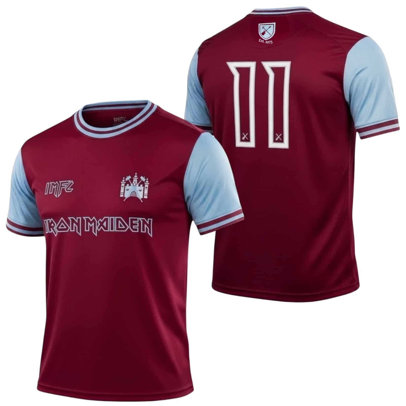 Camiseta Iron Maiden x West Ham United 50 Aniversario - Sinergia Store