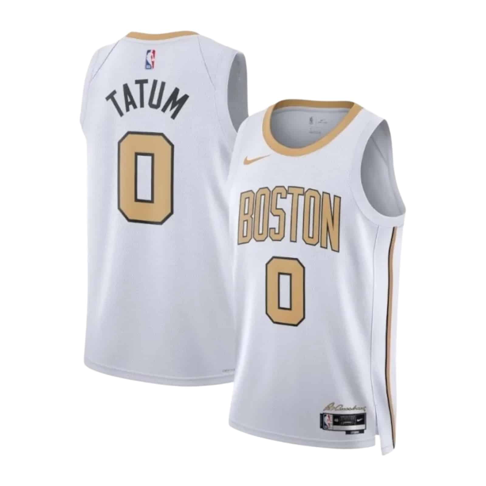 Boston Celtics white Jayson Tatum #0